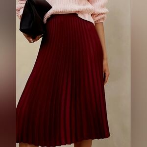 NWT BANANA REPUBLIC PLEATED SKIRT 14 PETITE